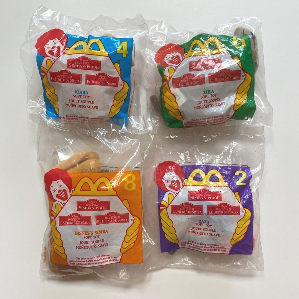 The Lion King 2 Simbas Pride Mcdonalds Fast Food Premium Toys LOT